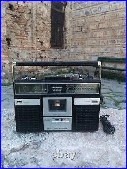 Tecsonic TCR-6500S vintage 1980 rare collectible boombox, cassette recorder