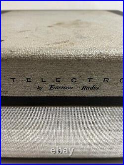Telectro By Emerson Radio Tape Recorder. Model Mm-113. Vtg Tape Recorder Telectro By Emerson Radio Tape Recorder. Model Mm-113. Vtg Tape Recorder
