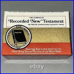 The Complete Recorded New Testament Twelve Long Playing Cassette Tapes Vtg 1984