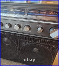 The Vintage Magnavox D8443 Power Player Stereo Cassette Recorder is a classic