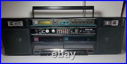 Toshiba AM/FM Stereo Radio Cassette Recorder Vintage Model RT-7066 Working