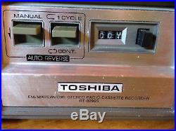 Toshiba Bombeat 12 MKII RT-8290s Stereo Radio Cassette Recorder Vintage Retro