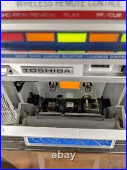 Toshiba RT-S931 Vintage FM WM SW Stereo Cassette Recorder Boombox