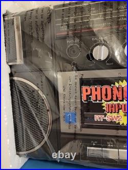 Toshiba RT-SW2 Stereo Radio Cassette Recorder Vintage Boombox NEW in Open Box