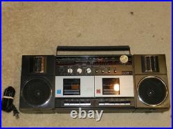 Toshiba RT-SW2 Stereo Radio Cassette Recorder Vintage Boombox SERVICED WORKS