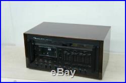 USED Nakamichi 1000ZXL Cassette Deck Black Vintage Audio Recorder AC100V