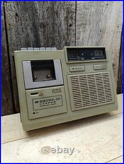USSR cassette player VESNA 207 vintage stereo tape recorder USSR cassette player VESNA 207 vintage stereo tape recorder