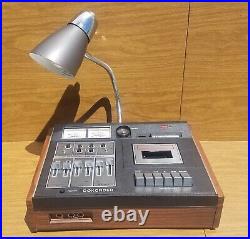 Unique Desk Lamp Cassette Recorder Vintage Upcycled Dokorder MK-550 Gooseneck