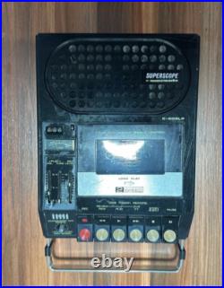 Unique Vintage Working Superscope C-202LP 2 Speed Cassette Player Recorder (BR)
