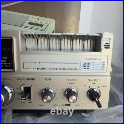 Unisonic XL- 929 Portable Television TV Radio Cassette Recorder Deck Vintage TV Unisonic XL- 929 Portable Television TV Radio Cassette Recorder Deck Vintage TV