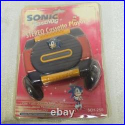 Used VINTAGE Sonic the Hedgehog Cassette Player! Never USED. FREE SHIPPING