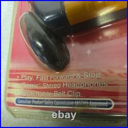 Used VINTAGE Sonic the Hedgehog Cassette Player! Never USED. FREE SHIPPING