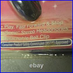 Used VINTAGE Sonic the Hedgehog Cassette Player! Never USED. FREE SHIPPING