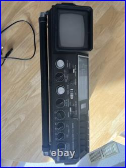 V Rare JVC 3080AUL Vintage Portable TV Radio Cassette Recorder Boombox Working V Rare JVC 3080AUL Vintage Portable TV Radio Cassette Recorder Boombox Working
