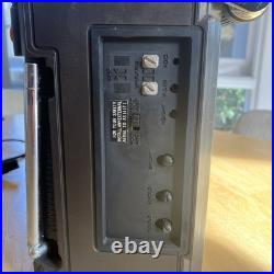 V Rare JVC 3080AUL Vintage Portable TV Radio Cassette Recorder Boombox Working V Rare JVC 3080AUL Vintage Portable TV Radio Cassette Recorder Boombox Working