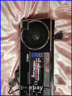 VERY RARE Vintage AIWA CS-W660 Stereo Dual Cassette Recorder Boombox Tested READ