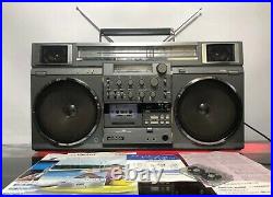 VICTOR RC-M90 Stereo Radio Cassette Recorder Boombox Ghettoblaster Vintage used