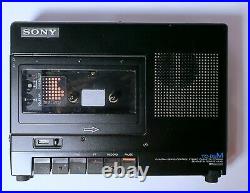 VINTAGE 1980 Sony TC-D5M Portable Stereo Cassette Recorder Near MINT