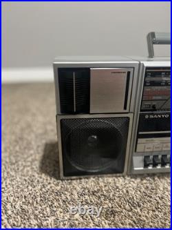 VINTAGE 1980's Sanyo M9835K Stereo Radio Cassette Recorder Boombox (READ) VINTAGE 1980's Sanyo M9835K Stereo Radio Cassette Recorder Boombox (READ)