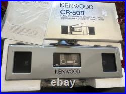 VINTAGE 1984 Very RARE KENWOOD CR-50 II AMFM STEREO CASSETTE RECORDER BOOM BOX
