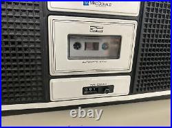 VINTAGE 80s MACDONALD Instruments BOOMBOX Radio Cassette Recorder 06-33-67