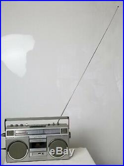 VINTAGE 80s PANASONIC RX-5030 BOOMBOX AM FM STEREO RADIO CASSETTE RECORDER