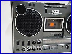 VINTAGE Akai Boombox AJ-480FS Stereo Radio Cassette Recorder