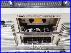 VINTAGE Akai Boombox AJ-490FS Stereo Radio Cassette Recorder