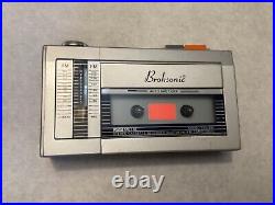 VINTAGE BROKSONIC TSG-54C Cassette Recorder WORKING