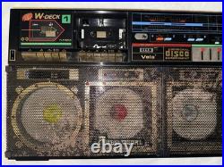 VINTAGE Boombox Discolite DK-990R Vela Radio Recorder Cassette Player Read
