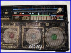 VINTAGE Boombox Discolite DK-990R Vela Radio Recorder Cassette Player Read