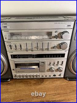 VINTAGE FISHER Boombox PH 492K Stereo Radio Cassette Recorder AM FM READ 2