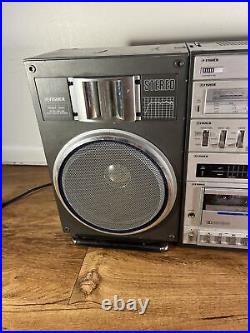 VINTAGE FISHER Boombox PH 492K Stereo Radio Cassette Recorder AM FM READ 2