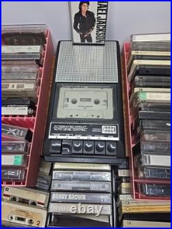 VINTAGE GE GENERAL ELECTRIC Portable Cassette Tape Recorder Player Model 3-5015C