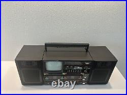 VINTAGE General Sound GS-280 BOOMBOX TV/Radio/Dual-Cassette Rec NEW OLD STOCK