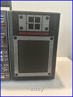 VINTAGE General Sound GS-280 BOOMBOX TV/Radio/Dual-Cassette Rec NEW OLD STOCK