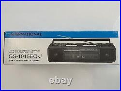 VINTAGE International GS-1015EQ-J FM/MW Stereo Cassette Recorder NEW OLD STOCK