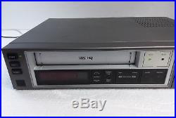 VINTAGE JAPAN Zenith VRD100 VCR SILVER Video Cassette Recorder VHS HQ Player