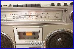 VINTAGE LASONIC TRC-915 Boombox Dynamic Mixing AM/FM/Cassette Recorder VINTAGE LASONIC TRC-915 Boombox Dynamic Mixing AM/FM/Cassette Recorder
