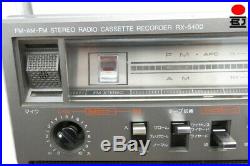 VINTAGE NATIONAL RX-5400 STEREO RADIO CASSETTE RECORDER 1980 GOOD CONDITIONhttps