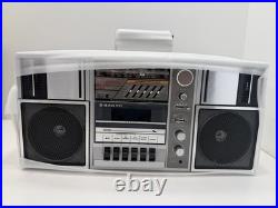 VINTAGE NEW WRAPPED 1980's Sanyo M9835K Stereo Radio Cassette Recorder Boombox