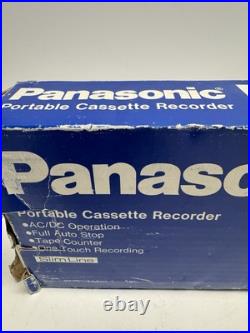 VINTAGE NOS Panasonic RQ-2102 Portable Cassette Recorder