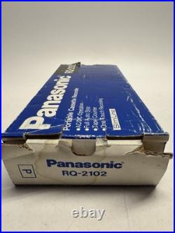 VINTAGE NOS Panasonic RQ-2102 Portable Cassette Recorder