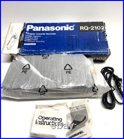 VINTAGE NOS Panasonic RQ-2102 Portable Cassette Recorder