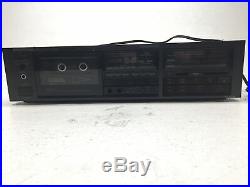 VINTAGE Onkyo Integra Stereo Cassette Tape Deck Player Recorder TA-2058 Tested