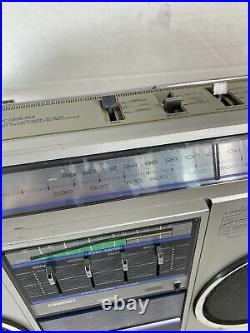 VINTAGE PANASONIC RX-5050 BOOMBOX Cassette TAPE Recorder AM/FM Radio -Japan