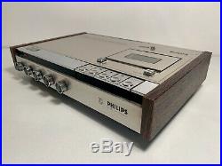 VINTAGE Philips N 2400 STEREO CASSETTE RECORDER et son mode d'emploi