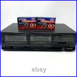 VINTAGE Pioneer CT-1270WR Stereo Double Cassette Tape Deck Player/Recorder EUC