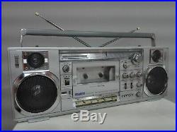VINTAGE RADIO-CASSETTE PLAYER/RECORDER SANYO M7900K. From 1980