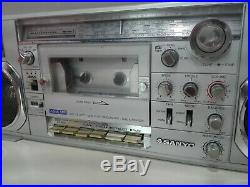 VINTAGE RADIO-CASSETTE PLAYER/RECORDER SANYO M7900K. From 1980
